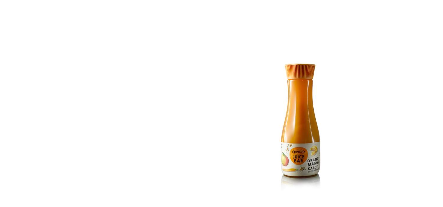 ALPLA developed an exclusive carafe for directly pressed juices from Rauch